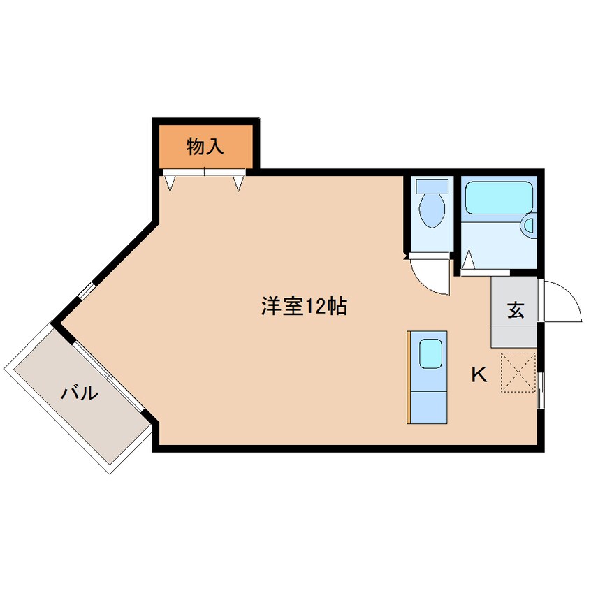 間取図 東海道本線/清水駅 バス28分蛇塚下車:停歩2分 1階 築29年