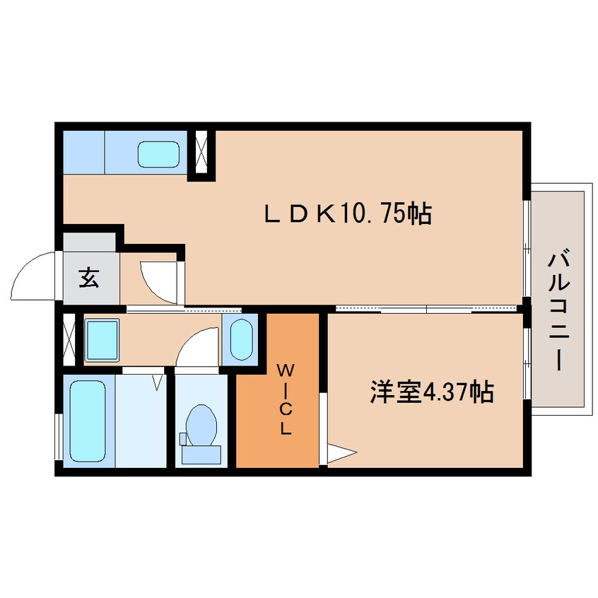 間取図 東海道本線/清水駅 バス16分下野下車:停歩12分 1階 築17年