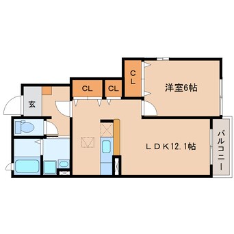 間取図 東海道本線/清水駅 バス8分上嶺下車:停歩2分 1階 築17年