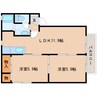 東海道本線/興津駅 バス:10分:停歩3分 2階 築28年 2LDKの間取り