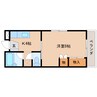 東海道本線/清水駅 徒歩19分 2階 築28年 1Kの間取り