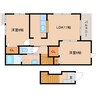東海道本線/清水駅 バス:10分:停歩4分 2階 築18年 2LDKの間取り