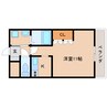 静岡鉄道静岡清水線/狐ケ崎駅 徒歩19分 2階 築18年 1Rの間取り