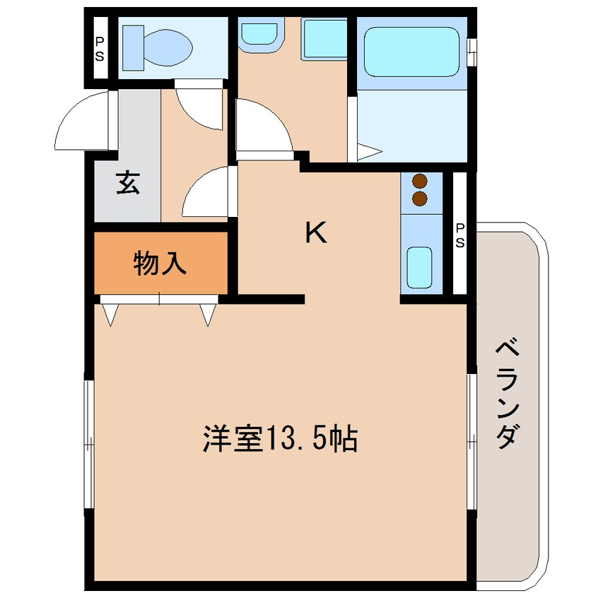 間取図 静岡鉄道静岡清水線/入江岡駅 徒歩5分 1階 築16年