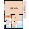 静岡鉄道静岡清水線/入江岡駅 徒歩5分 1階 築17年 1Rの間取り