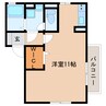 静岡鉄道静岡清水線/桜橋駅 バス:6分:停歩4分 2階 築18年 1Rの間取り