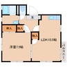 東海道本線/新蒲原駅 バス:3分:停歩2分 2階 築31年 2DKの間取り