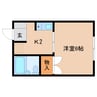 静岡鉄道静岡清水線/狐ケ崎駅 徒歩9分 1階 築36年 1Kの間取り