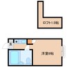 静岡鉄道静岡清水線/桜橋駅 徒歩13分 2階 築37年 1Rの間取り