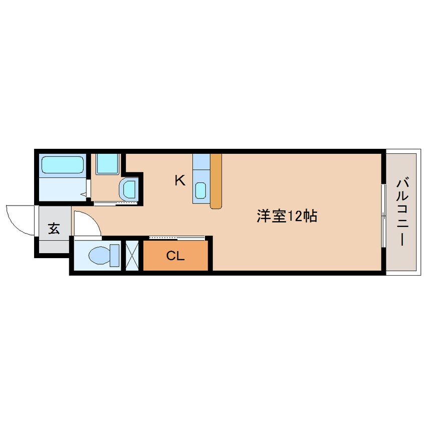 間取図 静岡鉄道静岡清水線/新清水駅 バス19分東折戸下車:停歩2分 4階 築16年