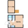 静岡鉄道静岡清水線/入江岡駅 徒歩2分 2階 築36年 1Rの間取り