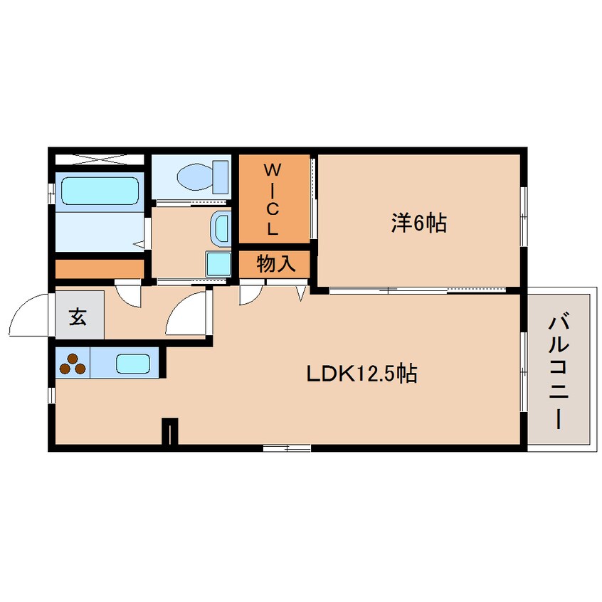 間取図 東海道本線/清水駅 バス9分神明前下車:停歩3分 2階 築15年