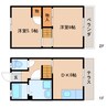 東海道本線/清水駅 バス:16分:停歩2分 1-2階 築49年 2DKの間取り