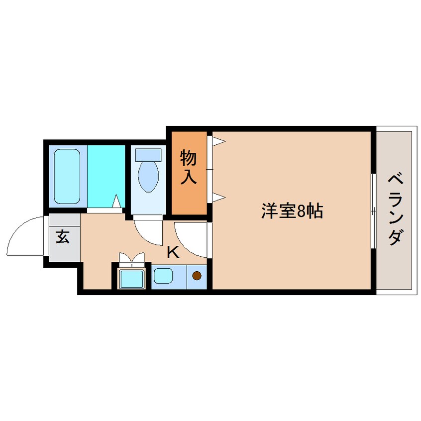 間取図 東海道本線/清水駅 バス7分永楽町下車:停歩5分 2階 築29年