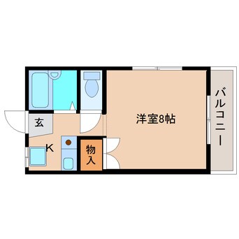 間取図 東海道本線/清水駅 バス22分忠霊塔前下車:停歩6分 2階 築30年