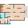 東海道本線/清水駅 バス:17分:停歩2分 1階 築23年 2LDKの間取り