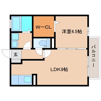 間取図 静岡鉄道静岡清水線/入江岡駅 徒歩26分 2階 築16年