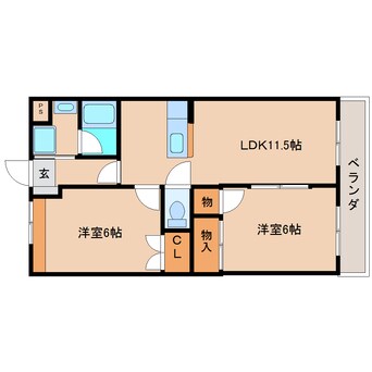 間取図 東海道本線/清水駅 徒歩15分 1階 築25年