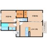 東海道本線/清水駅 バス:23分:停歩5分 2階 築16年 2LDKの間取り