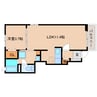 静鉄バス（静岡市）/クミアイ化学前 徒歩11分 1階 築16年 1LDKの間取り