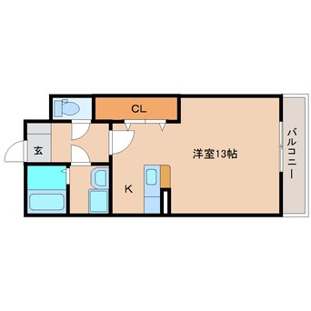 間取図 静岡鉄道静岡清水線/新清水駅 徒歩5分 1階 築14年