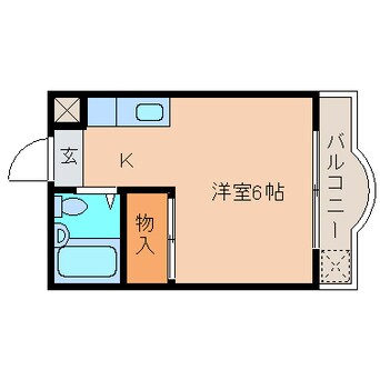 間取図 東海道本線/清水駅 バス25分三保ふれあい広場下車:停歩2分 2階 築35年