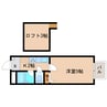 静岡鉄道静岡清水線/新清水駅 バス:27分:停歩10分 2階 築34年 1Kの間取り