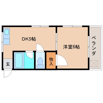 間取図 静岡鉄道静岡清水線/新清水駅 徒歩8分 4階 築36年