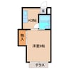静岡鉄道静岡清水線/桜橋駅 徒歩5分 1階 築37年 1Kの間取り