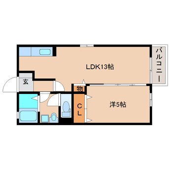 間取図 東海道本線/清水駅 バス15分飯田小学校入口下車:停歩5分 2階 築13年