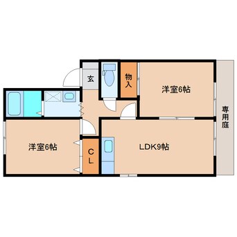 間取図 東海道本線/清水駅 バス17分高部東小学校入口下車:停歩1分 1階 築25年