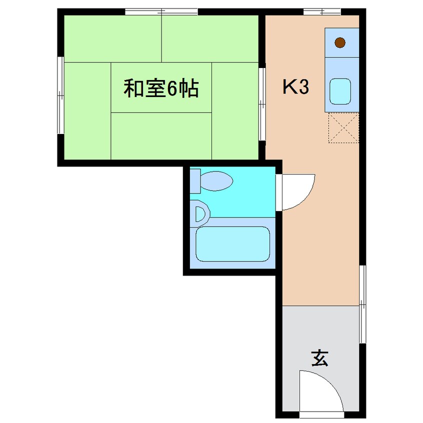 間取図 静岡鉄道静岡清水線/入江岡駅 徒歩14分 2階 築33年