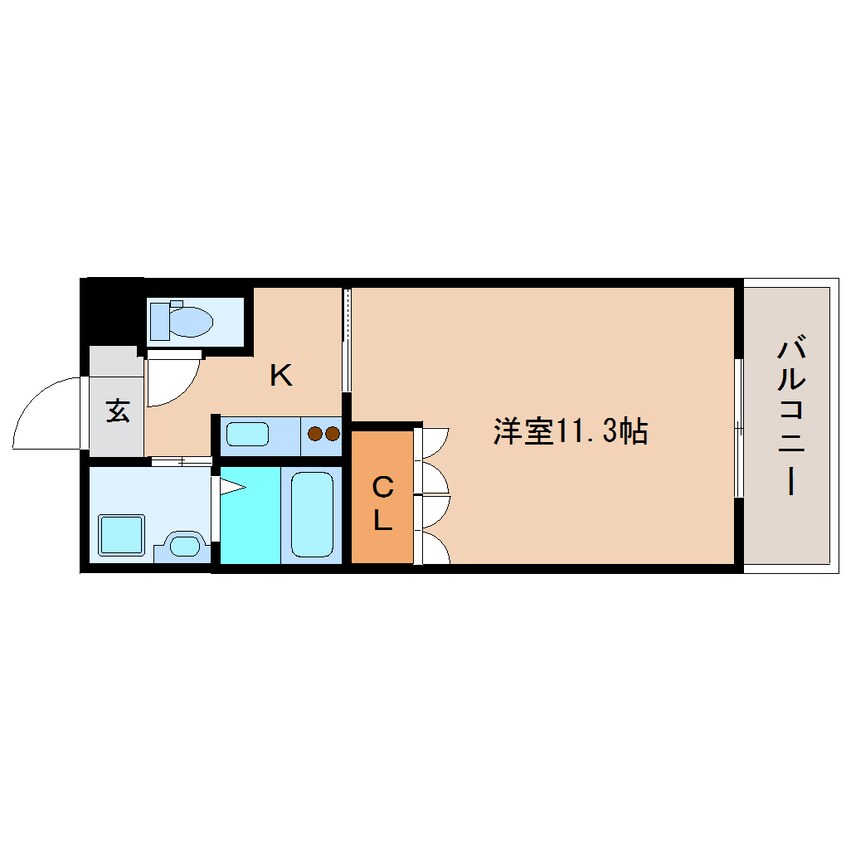 間取図 東海道本線/清水駅 バス14分石川東名下下車:停歩3分 1階 築13年