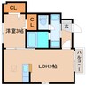 静岡鉄道静岡清水線/桜橋駅 徒歩4分 1階 築14年 1LDKの間取り