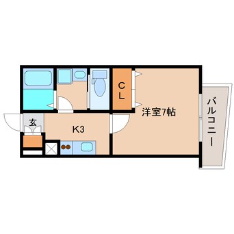 間取図 東海道本線/清水駅 徒歩3分 5階 築12年