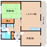 東海道本線/清水駅 バス:20分:停歩3分 3階 築36年 2LDKの間取り