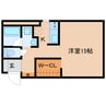 静岡鉄道静岡清水線/新清水駅 徒歩1分 3階 築38年 1Rの間取り