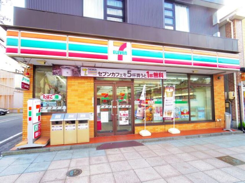 セブンイレブン清水港町店(コンビニ)まで357m 静岡鉄道静岡清水線/新清水駅 徒歩11分 2階 築29年