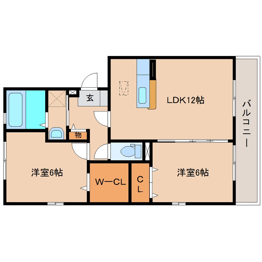 間取図 東海道本線/清水駅 バス7分袖師小学校入口下車:停歩4分 1階 築12年