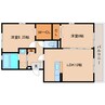 東海道本線/清水駅 バス:7分:停歩4分 3階 築13年 2LDKの間取り