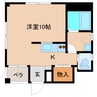 東海道本線/清水駅 徒歩2分 2階 築13年 1Rの間取り