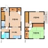 東海道本線/清水駅 バス:9分:停歩4分 1-2階 築50年 3DKの間取り