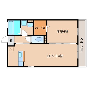 間取図 東海道本線/清水駅 バス14分船越小学校前下車:停歩4分 2階 築12年