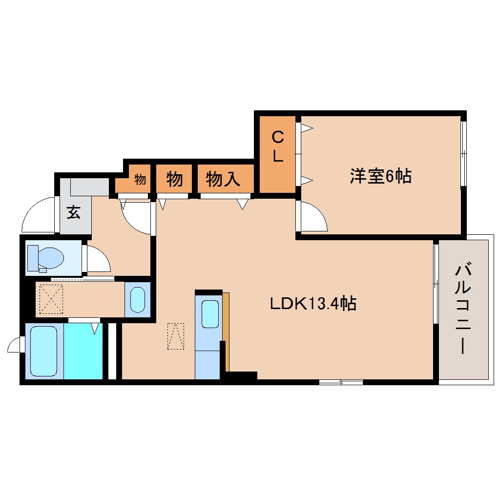 間取り図 東海道本線/興津駅 バス11分消防学校前下車:停歩2分 1階 築12年