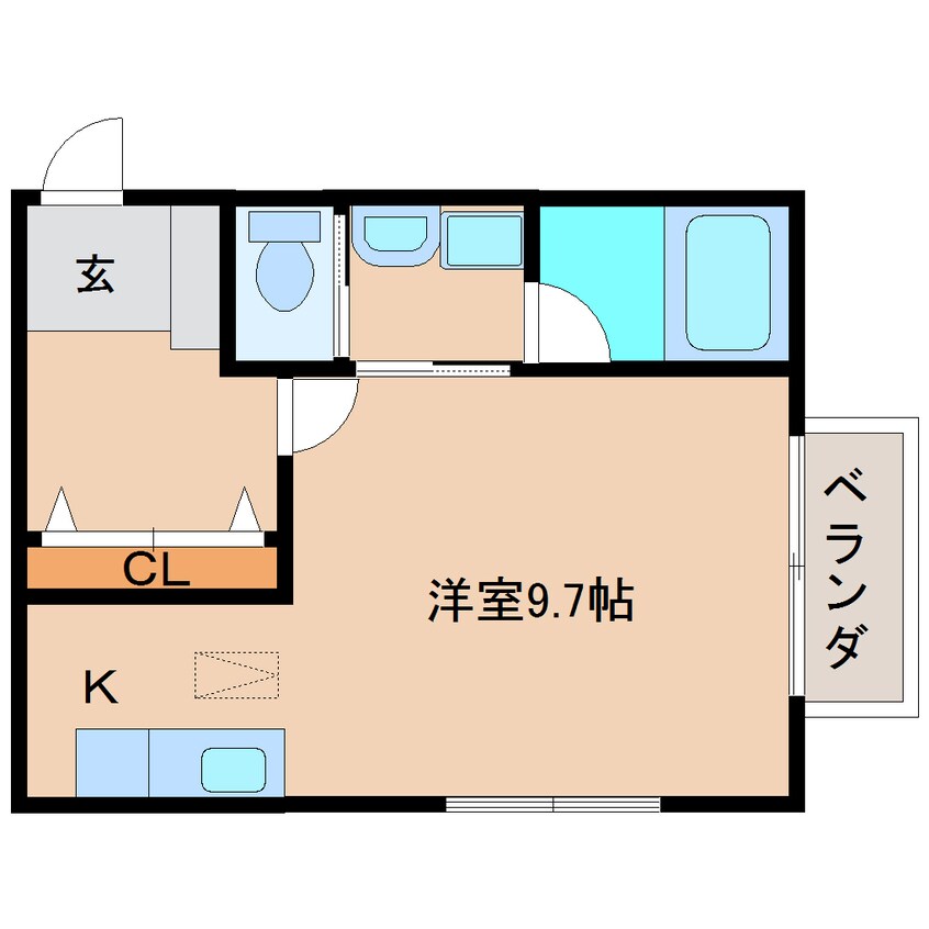 間取図 東海道本線/清水駅 徒歩7分 2階 築20年