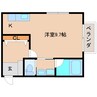 東海道本線/清水駅 徒歩7分 2階 築21年 1Rの間取り