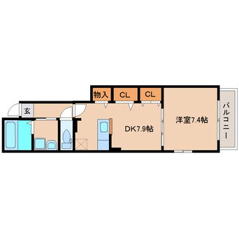 間取図 東海道本線/清水駅 バス13分飯田小学校入口下車:停歩9分 1階 築13年