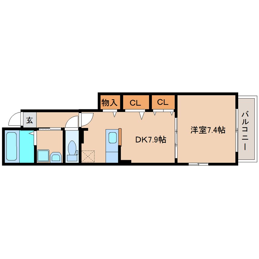 間取図 東海道本線/清水駅 バス13分飯田小学校入口下車:停歩9分 1階 築13年