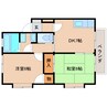 東海道本線/清水駅 バス:13分:停歩3分 1階 築28年 2DKの間取り