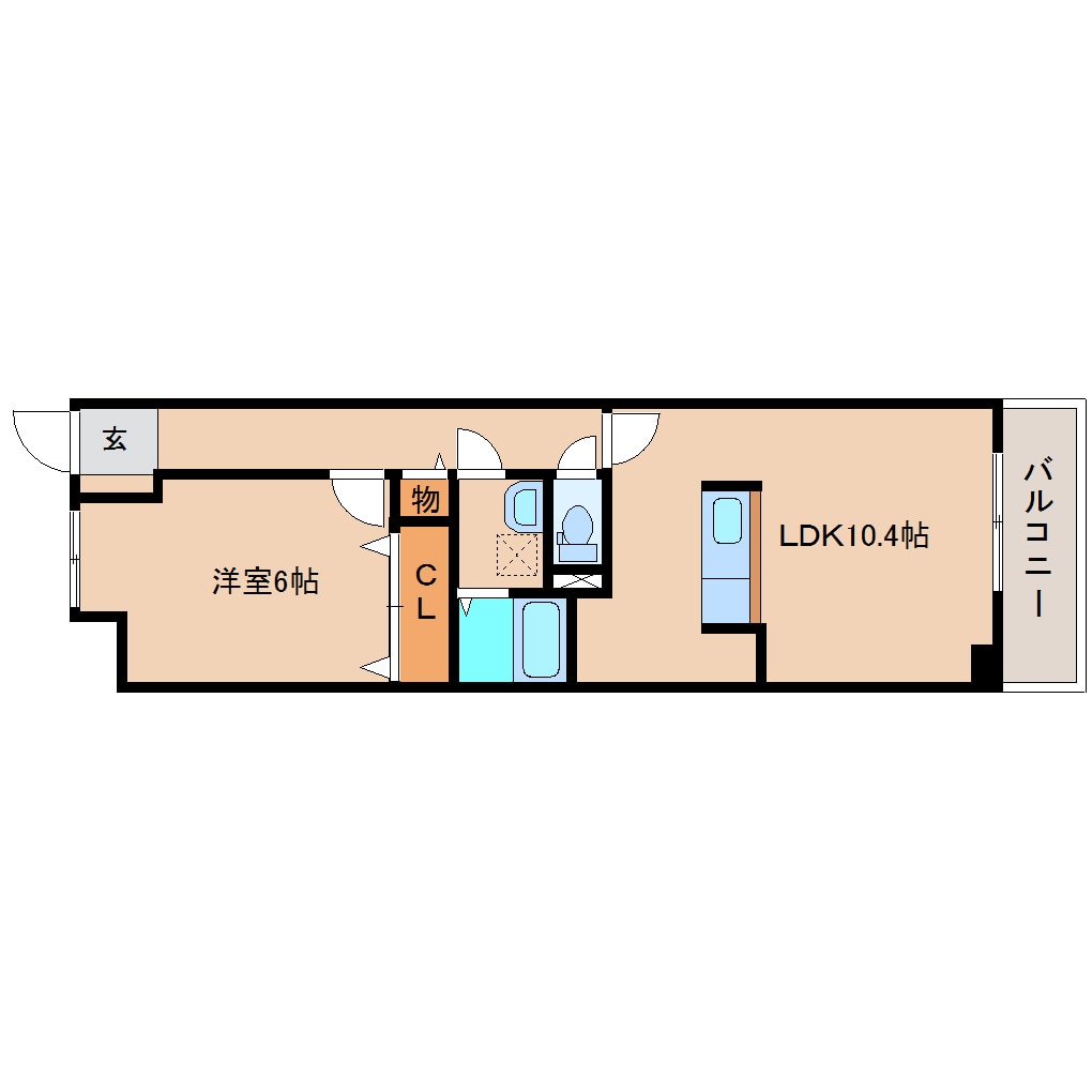間取り図 東海道本線/清水駅 バス11分クミアイ化学前下車:停歩9分 1階 築13年